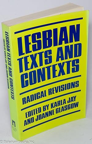 Immagine del venditore per Lesbian Texts and Contexts: radical revisions venduto da Bolerium Books Inc.