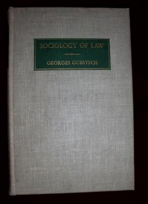 Sociology of Law, with a preface by Roscoe Pound