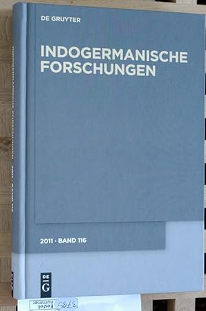 Indogermanische Forschungen. Zeitschrift für Indogermanistik und allgemeine Sprachwissenschaft. 1...