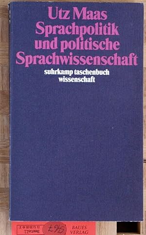 Sprachpolitik und politische Sprachwissenschaft : 7 Studien.