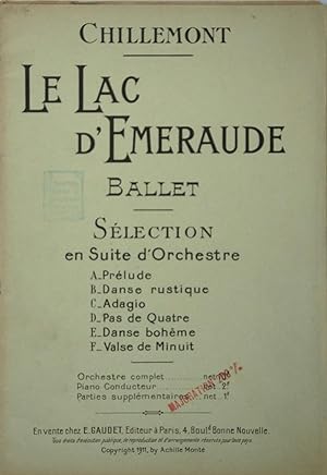 Seller image for Le Lac d'Emeraude Ballet for sale by FABRISLIBRIS