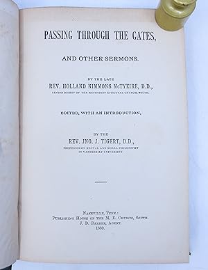 Seller image for Passing Through the Gates and Other Sermons (First Edition) for sale by Shelley and Son Books (IOBA)