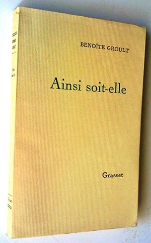 Image du vendeur pour Ainsi soit-elle mis en vente par Claudine Bouvier