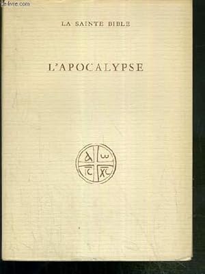 Bild des Verkufers fr L'APOCALYPSE - LA SAINTE BIBLE zum Verkauf von Le-Livre