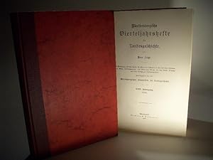 Imagen del vendedor de Wrttembergische Vierteljahrshefte fr Landesgeschichte. Neue Folge VIII. Jahrgang. 8. Band 1899 a la venta por Adalbert Gregor Schmidt