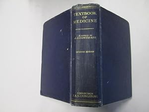 Bild des Verkufers fr A Textbook of Medicine. By various authors. Edited by J. J. Conybeare. zum Verkauf von Goldstone Rare Books