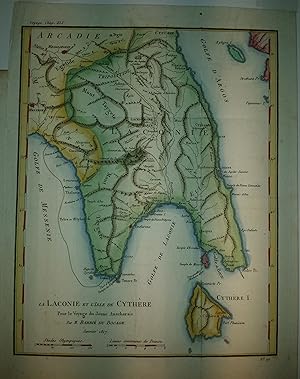 La Laconie et l'Isle de Cythere