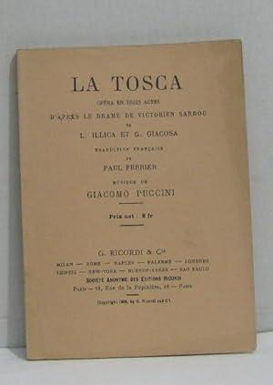 Seller image for La tosca opra en trois actes for sale by crealivres