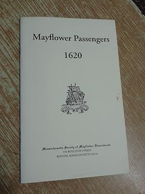 Mayflower Passengers 1620