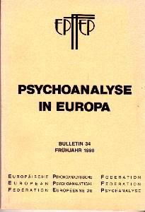 Seller image for Psychoanalyse in Europa Bulletin 34, Frhjahr 1990. for sale by Antiquariat Jenischek