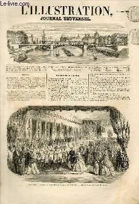 Imagen del vendedor de L'ILLUSTRATION JOURNAL UNIVERSEL N 675-Histoire de la semaine.   Revue conomique : le crdit mobilier d Espagne.   Mme Billault.   Courrier de Paris.   L le Boobi (Australie). Chronique littraire.   Revue scientifique.   Kinburn.   Chronique musi a la venta por Le-Livre