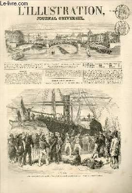 Image du vendeur pour L'ILLUSTRATION JOURNAL UNIVERSEL N 690-Histoire de la semaine.   Courrier de Paris.   Animaux car;'eux rc aiment arrives au Musum d histoire naturelle.   Louis GurUtt, paysagiste allemand.   La mille deuxime nuit, conte par Edgar Poe.   *Un pisode de mis en vente par Le-Livre