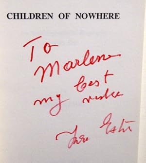 Imagen del vendedor de CHILDREN OF NOWHERE: An Autobiographical Biography of an Era a la venta por RON RAMSWICK BOOKS, IOBA