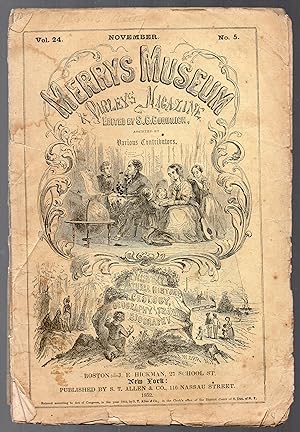 Bild des Verkufers fr 1852 Issue of Merrys Museum & Parley's Magazine zum Verkauf von biblioboy