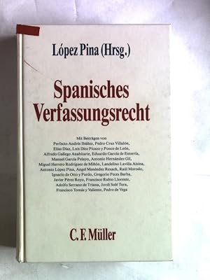 Bild des Verkufers fr Spanisches Verfassungsrecht. Ein Handbuch. Motive, Texte, Materialien, Band 50. zum Verkauf von Antiquariat Bookfarm