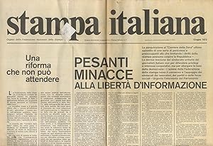 STAMPA Italiana. Organo della Federazione Nazionale della Stampa. Numero straordinario, supplemen...