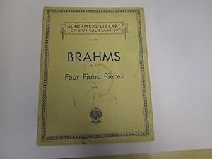 Image du vendeur pour Brahms Four Piano Pieces Op. 119 mis en vente par Goldstone Rare Books