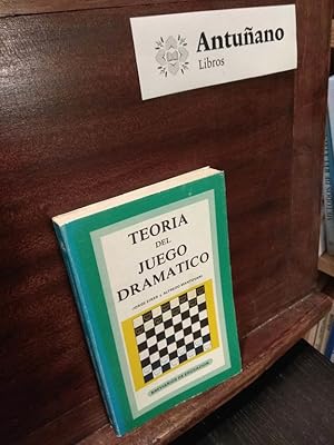 Imagen del vendedor de Teoria del juego dramatico a la venta por Libros Antuano