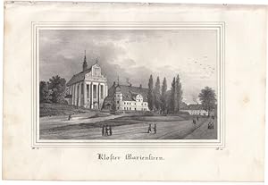 Kloster Marienstern. Lithographie aus: Saxonia.