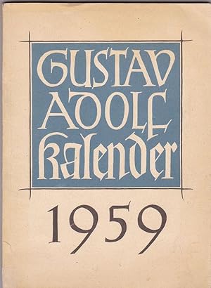 Gustav Adolf Kalender 1959. 99. Jahrgang