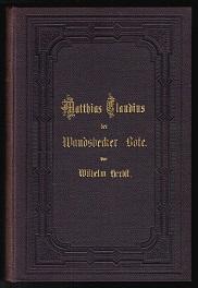 Matthias Claudius, der Wandsbecker Bote. Ein deutsches Stillleben. -