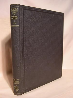 Seller image for SHORTER CONTRIBUTIONS TO GENERAL GEOLOGY 1936; PROFESSIONAL PAPER 186 for sale by Robert Gavora, Fine & Rare Books, ABAA