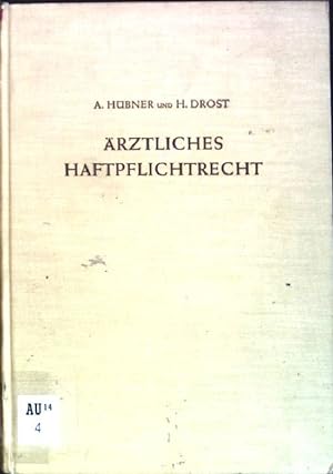 Immagine del venditore per rztliches Haftpflichtrecht venduto da books4less (Versandantiquariat Petra Gros GmbH & Co. KG)