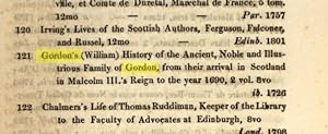 The History of the Ancient, Noble and Illustrious Family of Gordon **From the Library at Fonthill...