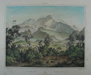 Göll. Kolorierte Tonlithographie v. Leop. Rottmann nach Georg Pezolt aus "Salzburg und seine Angr...