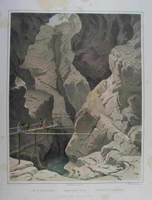 Säusenberg - Klam. Kolorierte Tonlithographie v. L. Rottmann nach G. Pezolt aus "Salzburg und sei...