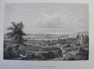 Image du vendeur pour Stein und Krems. Stahlstich aus "Meyer`s Universum" Hildburghausen 1833 ff. 11 x 16,5 cm mis en vente par Antiquariat Johannes Mller