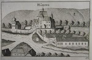 Häking. Kupferstich aus Vischer "Topographia Archiducatus Austriae Inf." Wien 1672, 10 x 16 cm