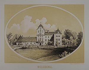 Welsbergl. Tonlithographie aus Reichert "Einst und jetzt" Graz 1863-66, 13,5 x 18,5 cm