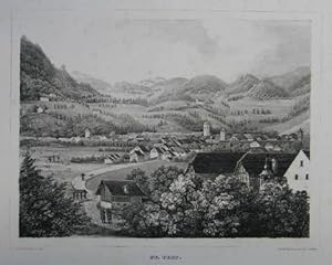 Seller image for St.Veit. Lithographie aus J. Wagner "Ansichten aus Krnten" Klagenfurt, Leon 1844, 23 x 30 cm for sale by Antiquariat Johannes Mller