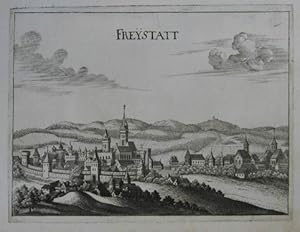 Freystatt. Kupferstich aus G. M. Vischer "Topographia Austriae Superioris Modernae" 1674, 14,5 x ...