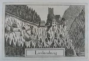 Liechtenhaag. Kupferstich aus G. M. Vischer "Topographia Austriae Superioris Modernae" 1674, 14,5...