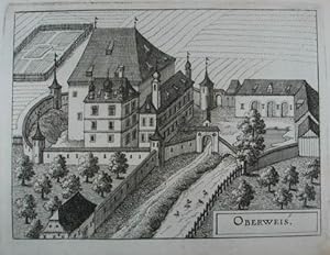 Oberweis. Kupferstich aus G. M. Vischer "Topographia Austriae Superioris Modernae" 1674, 14,5 x 2...