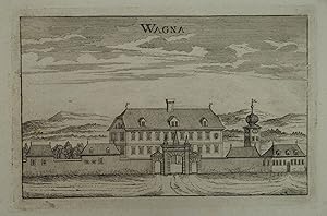 Wagna. Kupferstich aus G. M. Vischer "Topographia Ducatus Stiriae" 1681ff., 12,5 x 20 cm