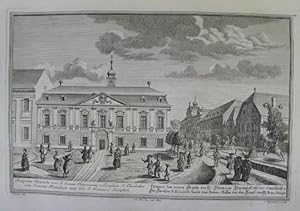 Prospect des neuen Spitals des H. Johann von Nepomuck auf der Landstrass. a. Die Kirchen S. Elisa...