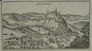 Bild des Verkufers fr Starnberg. Kupferstich aus M. Merian "Topographia Provinciarum Austriacarum" Frankfurt 1649 ff., 9,5 x 17,5 cm zum Verkauf von Antiquariat Johannes Mller