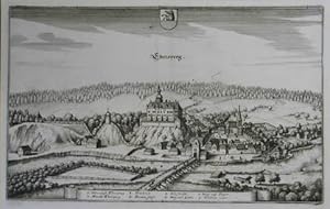 Bild des Verkufers fr Ebersperg. Kupferstich aus M. Merian "Topographia Provinciarum Austriacarum" Frankfurt 1649 ff. 19,5 x 31 cm zum Verkauf von Antiquariat Johannes Mller