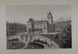 Villa Sr. Kais. Hoheit Erzherzog Karl Ludwig in Reichenau. Architekt: Heinr. Rittr. v. Ferstel (h...