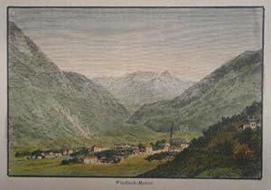 Seller image for Windisch-Matrei. Kolorierter Holzstich 1886, 8 x 12 cm for sale by Antiquariat Johannes Mller