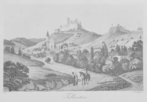 Falkenstein. Kupferstich v. L. Zechmayer n. Wett aus Pernold "Geistesblumen" Wien, A. Benko 1843,...