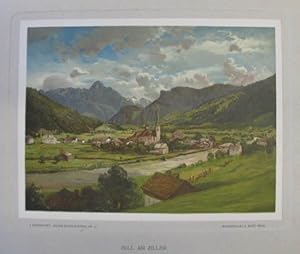 Seller image for Zell am Ziller. Chromolithographie aus Jan Novopacky "Alpine Kunstbltter" Prag, B. Koci 1903, 17 x 23 cm for sale by Antiquariat Johannes Mller