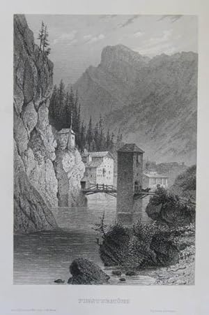 Seller image for Finstermnz. Stahlstich aus "Meyer`s Universum" Hildburghausen 1833 ff. 16 x 11 cm for sale by Antiquariat Johannes Mller