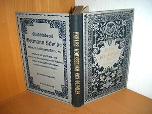 Perles Moritz, Adressbuch 1937 für den Buch-, Kunst- und Musikalienhandel und verwandte Geschäfts...