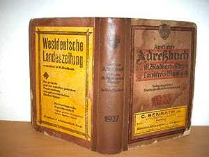 Mönchengladbach, Amtliches Adreßbuch für die Städte M. Gladbach u. Rheydt sowie den Landkreis Gla...