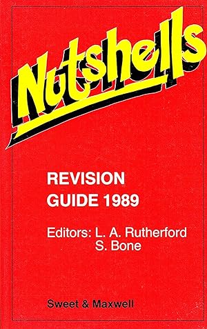 Imagen del vendedor de Nutshells : Revision Guide 1989 : a la venta por Sapphire Books