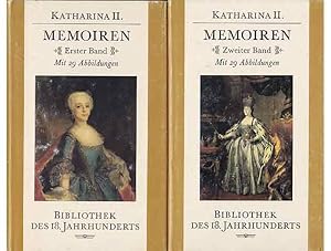 Bild des Verkufers fr Katharina II. Memoiren. Bibliothek des 18. Jahrhunderts. Mit 29 Abbildungen. 2 Bnde zum Verkauf von Agrotinas VersandHandel